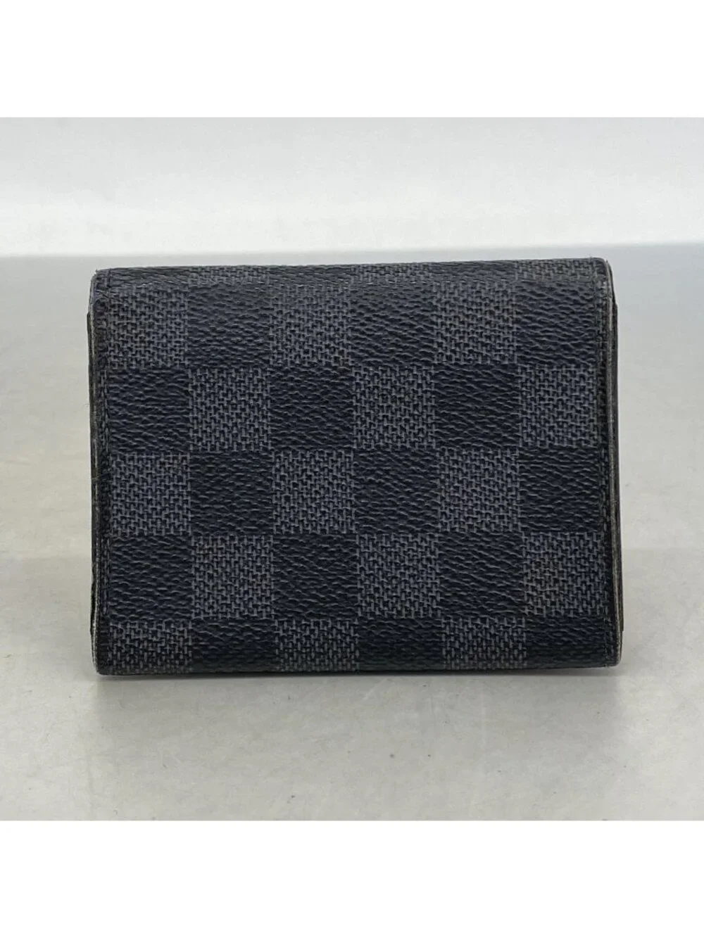 Louis Vuitton Card Case Damier Graphite Envelope Business Holder Black